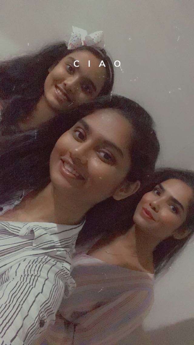A photo of Abha with Jini